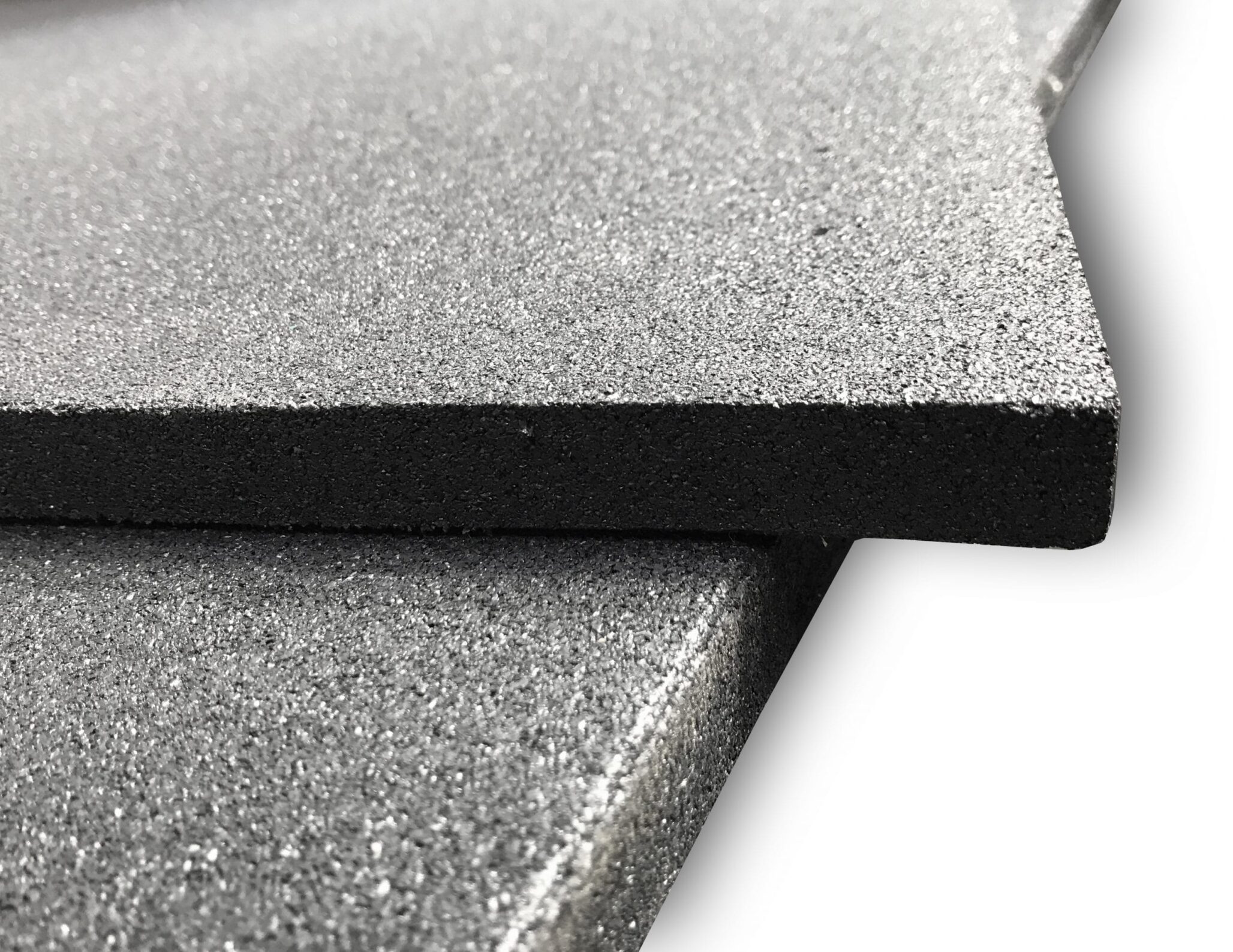 Rubber Black Tile 1M X 1M X 2Cm