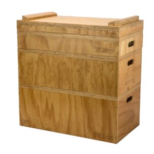 Plyometric Box – Wooden (3 Heights 20”/24”/30”)