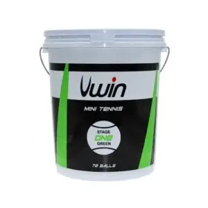 72 Mini Green Tennis Balls Bucket - Stage 1