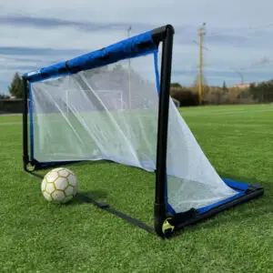 Bazooka Goal Football Goal 4ft x 2.5ft Blue