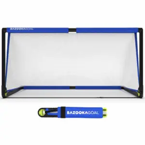 Bazooka Goal Football Goal 4ft x 2.5ft Blue