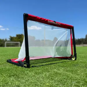 Bazooka Goal Football Goal 4ft x 2.5ft Red