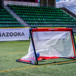 Bazooka Goal Football Goal 4ft x 2.5ft Red