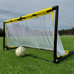 Bazooka Goal Football Goal 5ft x 3ft Yellow