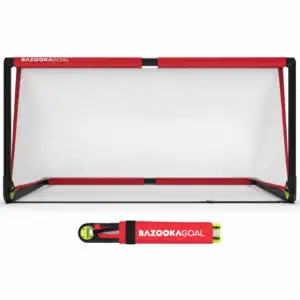 Bazooka Goal Football Goal 6ft x 3ft Red