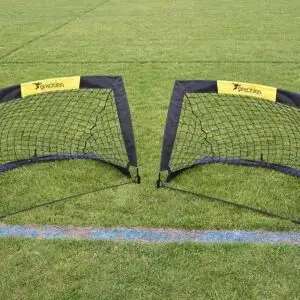 Precision Folding Football Goals Pair
