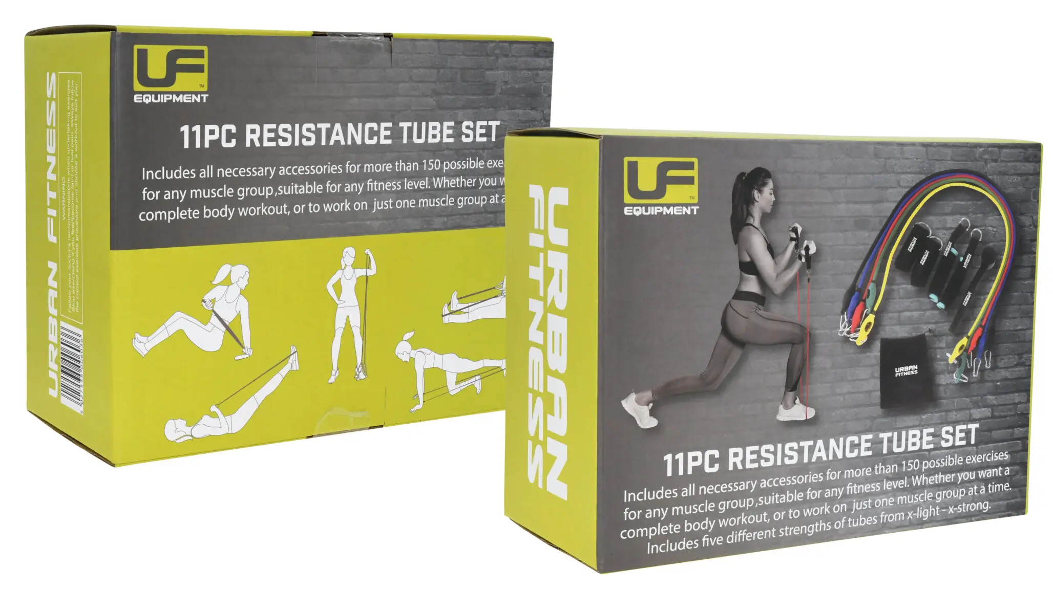 Urban Fitness 11X Resistance Tube Set