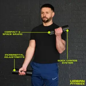 Urban Fitness Adjustable Dumbbell Set 2.5kg