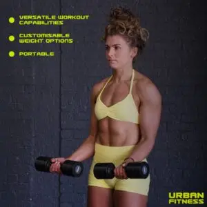 Urban Fitness Adjustable Dumbbell Set 2.5kg