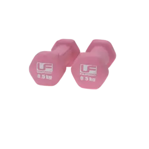Urban Fitness Neoprene Hex Dumbbells Pink