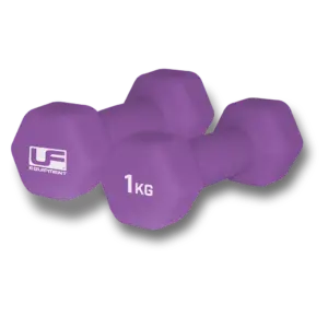 Urban Fitness Neoprene Hex Dumbbells Purple