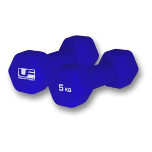 Urban Fitness Neoprene Hex Dumbbells Dark Blue
