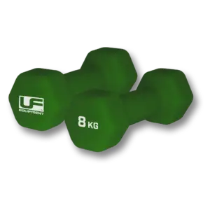 Urban Fitness Neoprene Hex Dumbbells Green