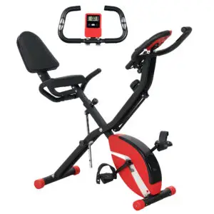 Elite Folding Magnetic Exercise Bike for Home, School & Office Gyms