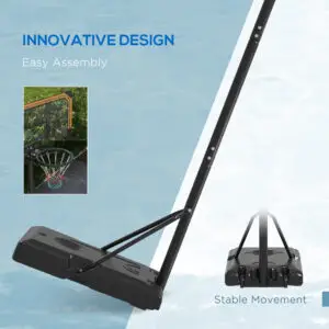 7ft Basketball Hoop with Wheels – SPORTNOW Court Edition