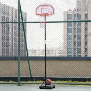 10ft Adjustable Basketball Hoop with Fillable Base
