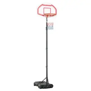 10ft Adjustable Basketball Hoop with Fillable Base