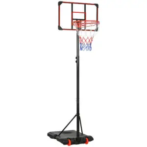 7ft Adjustable Basketball Hoop with Wheels – SPORTNOW Court Edition