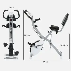 Elite Exercise Bike with 8KG Flywheel for Home, Office & Schools – SPORTNOW (White)