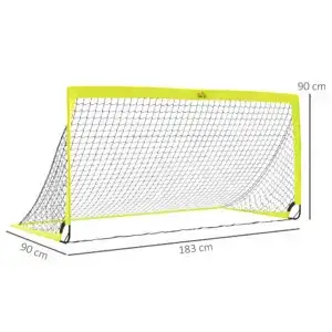 6x3ft Elite Series Football Goal Set of 2 Main