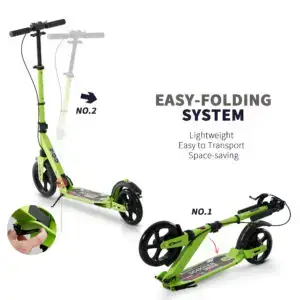 Premium Folding Stunt Scooter with Dual Suspension Fold