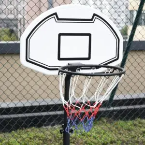 5.3ft Adjustable Basketball Hoop Stand for Kids & Teens
