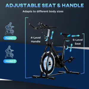 Elite Exercise Bike with 8KG Flywheel for Home, Office & Schools