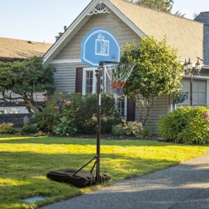 6.9ft Adjustable Basketball Hoop – HOMCOM Blue Series Court System