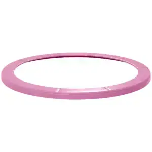 SPORTNOW 12FT Trampoline Spring Cover, Plastic Trampoline Pad Replacement with Elastic Cord, Waterproof, UV Resistant and Tear-Resistant, Pink