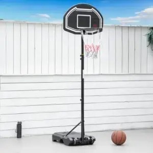 8.3ft Adjustable Basketball Hoop Stand with Wheels