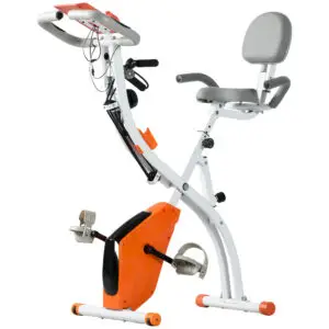 2-in-1 Folding Magnetic Exercise Bike