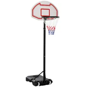6.9ft Adjustable Basketball Hoop Stand with Wheels