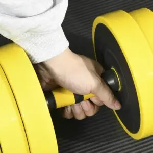 Adjustable 25kg Pro Dumbbell and Barbell Weight Set
