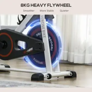 Adjustable Indoor Exercise Bike with 8kg Flywheel