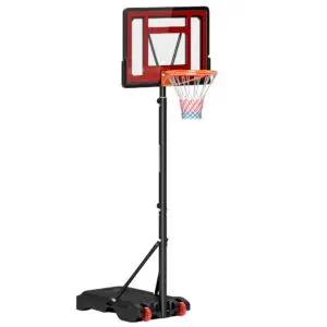 Adjustable Portable Basketball Hoop with Stand and Fillable Base – 160cm-210m Height Range