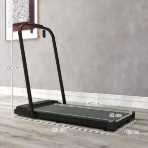 2.5HP Foldable Walking Pad Treadmill with LED Display for Home & Office Use