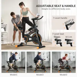 Premium Series 8KG Flywheel Belt Driven Indoor Spin Bike