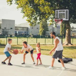 6.9ft Adjustable Basketball Hoop System – HOMCOM