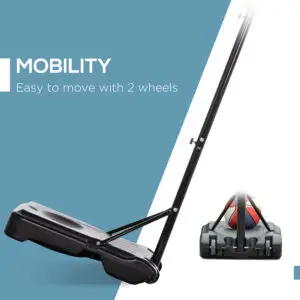 8.3ft Adjustable Basketball Hoop with Wheels – Elite Freestanding Court Edition