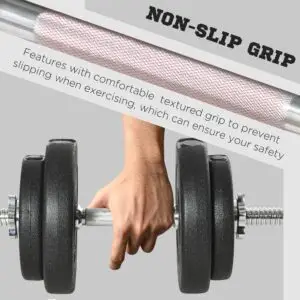 Elite 20kg Adjustable Dumbbell & Barbell Set