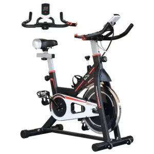 Elite Belt-Driven Spin Bike with LCD Display & 10kg Flywheel