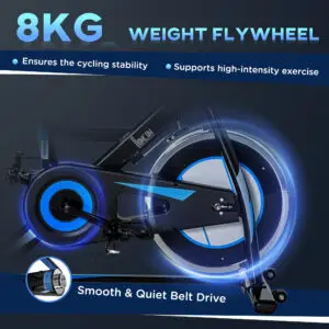 Elite Exercise Bike with 8KG Flywheel for Home, Office & Schools