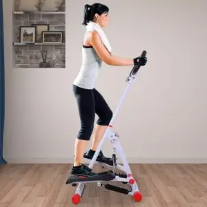 Foldable Home Stepper with Adjustable Handles