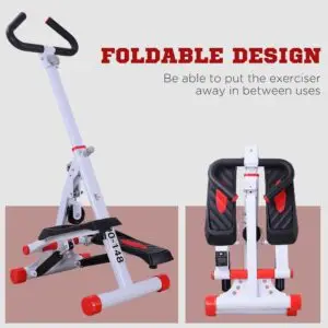 Foldable Home Stepper with Adjustable Handles