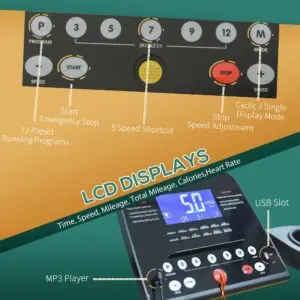 Premium 2.5HP Foldable Walking Pad Treadmill with LED Display