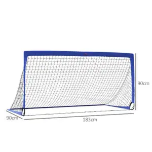 6×3 ft Foldable Portable Football Goal Net for Kids & Adults Size