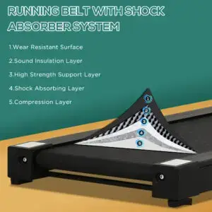 HOMCOM 600W Foldable Motorised Home Treadmill