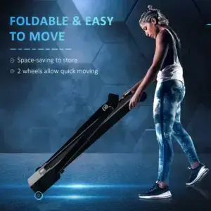 HOMCOM Foldable Running Treadmill for Home & Office