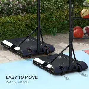 6.9ft Adjustable Basketball Hoop System – SPORTNOW