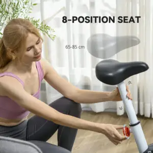 SPORTNOW Exercise Bike With LCD Monitor For Home Gym